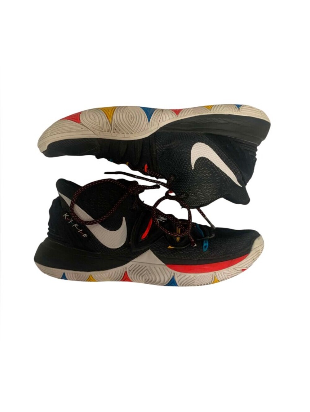 Nike Kyrie 5 X Friends USED Multicolour Basketball Sneakers, Size 9